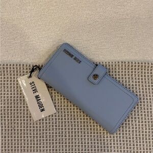 Steve Madden Sky Blue Card Holder